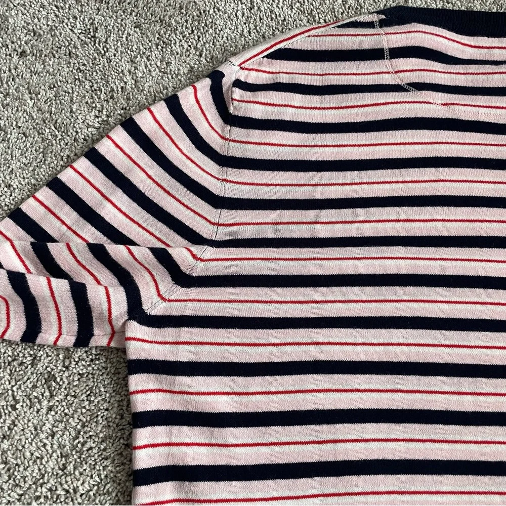 Scotch &Soda Cotton Wool Blend Striped knitted Sweater Pullover XXL BlackPink - Picture 11 of 16